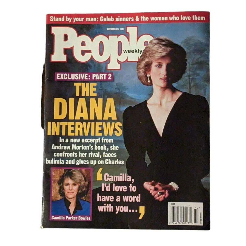 2 Lot People Weekly Magazine Oct 13&20 1997 The Diana Interviews Princess Pt 1&2